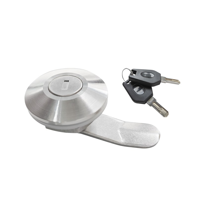 304不锈钢配电箱门锁MS401通用/钥匙电柜机箱设备门转舌圆锁