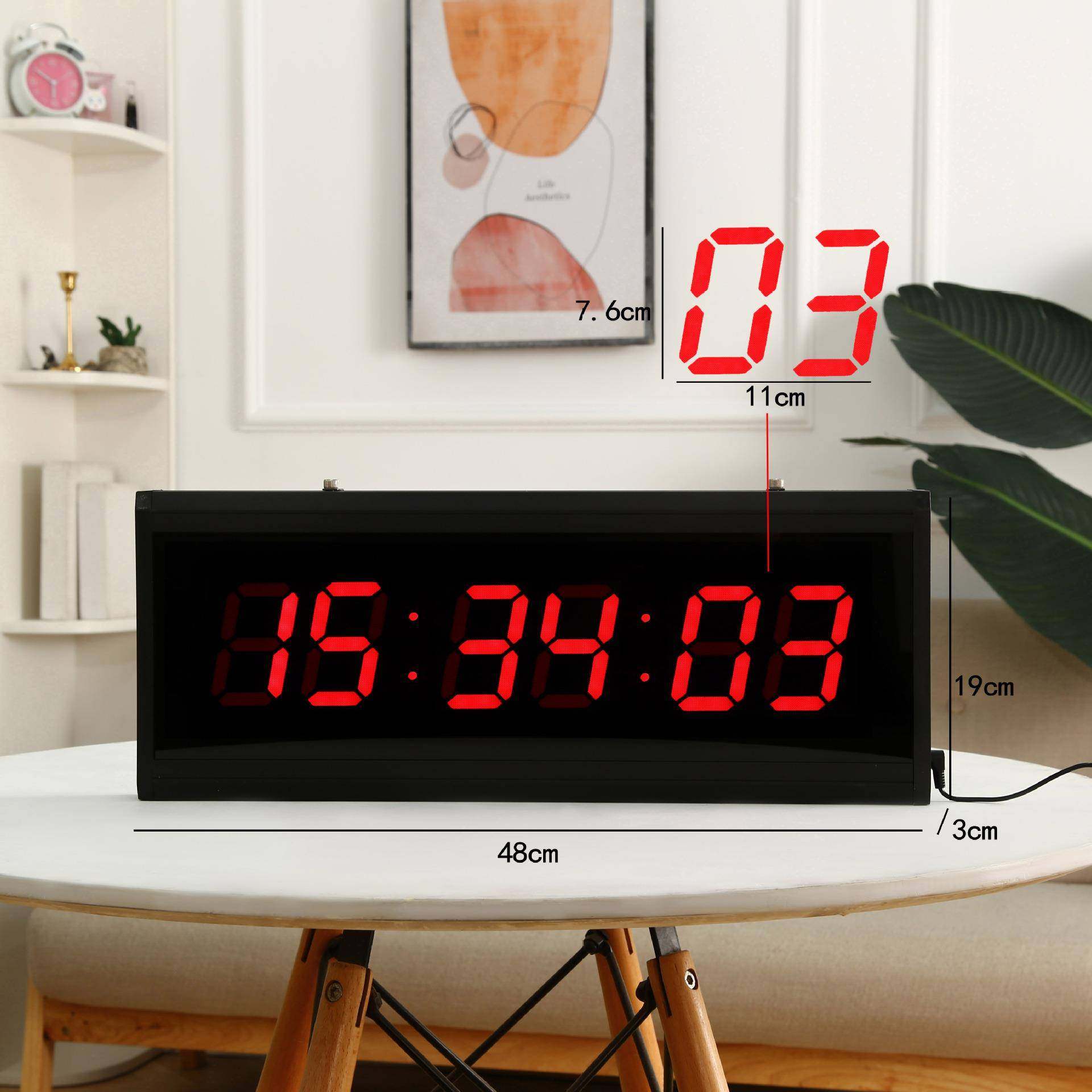 挂钟现代卧室公共场所LED电子钟工厂长方形外接壁钟,农机/农具/农膜,其它农用工具,淘宝优惠券,粉丝福利购,淘宝优惠卷