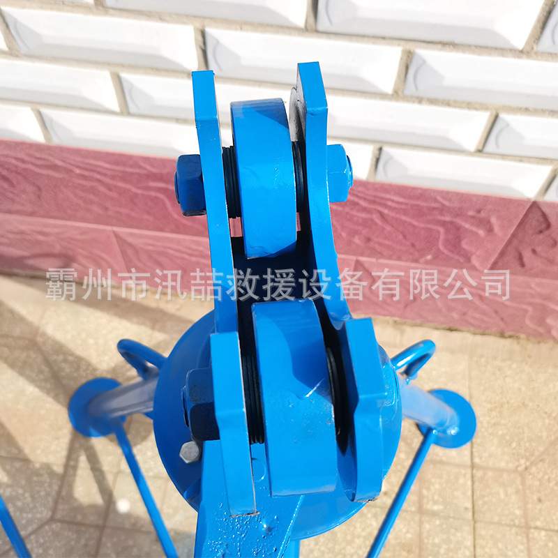 三角液压放线架棘轮放线三脚升降螺旋支架立式线缆支架