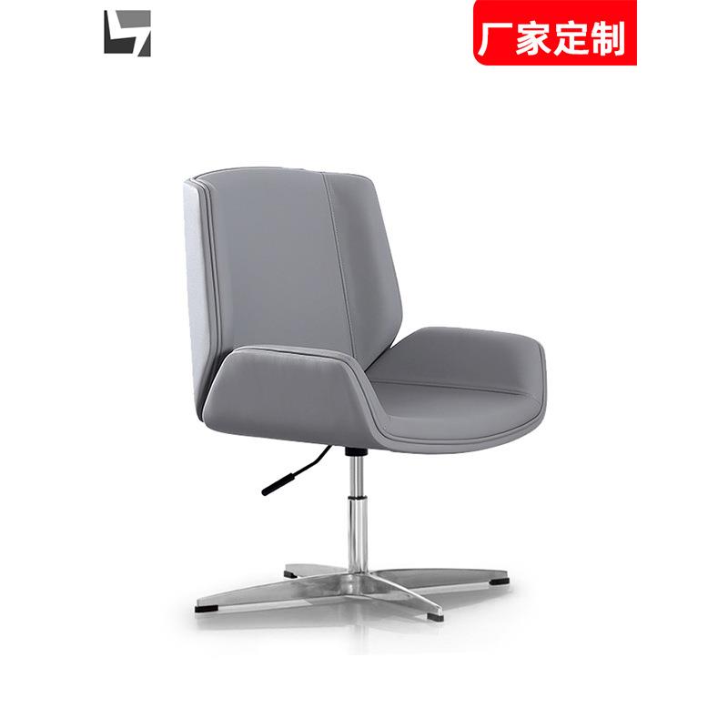 会议椅现代简约北欧皮艺旋转升降银行保险4S店电脑办公椅洽谈椅子