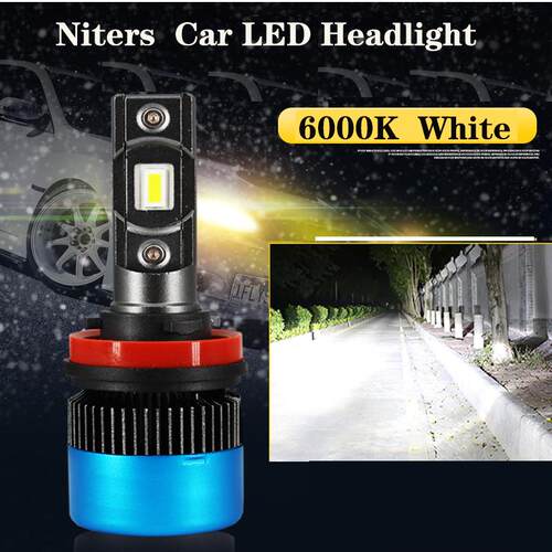 R10S汽车LED大灯泡H4H11H7HB3HB49012解码聚光远近车灯泡