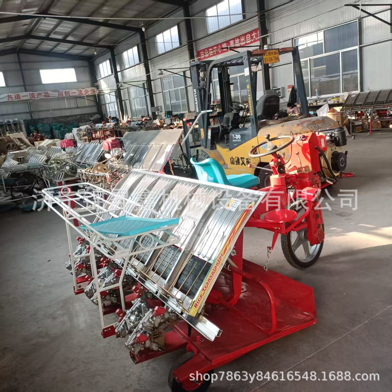 6行8行高速乘坐式插秧机全自动农用播种机水田用农业机械