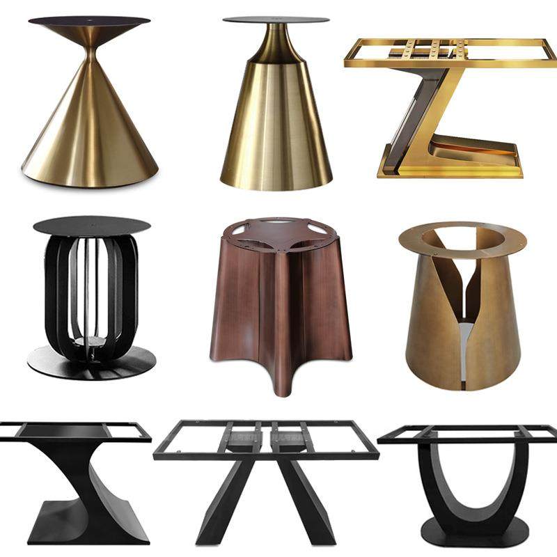 轻奢极简不锈钢桌脚铁艺大圆餐桌架餐厅大理石餐台脚意式岩板桌腿,农机/农具/农膜,其它农用工具,淘宝优惠券,粉丝福利购,淘宝优惠卷