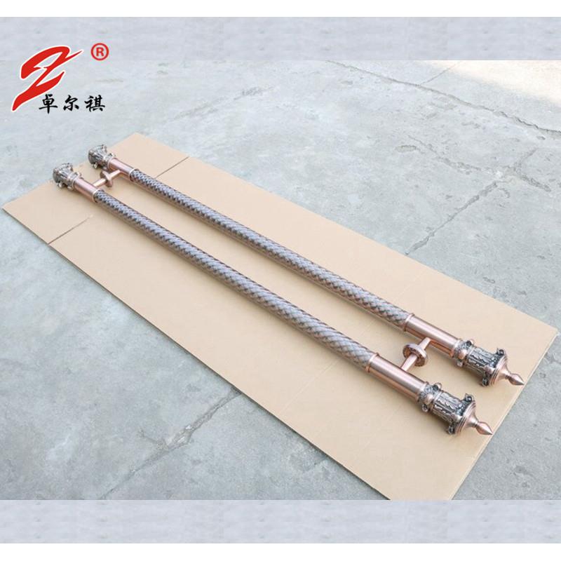 订制红古铜拉手仿古木门铜拉手不锈钢全铜大拉手