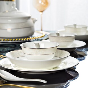 速发画枝丽影陶瓷餐盘风景德点餐具碗碟瓷由搭配甜镇盘骨自大小盘