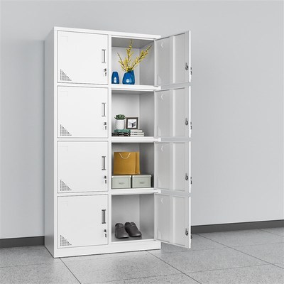 速发食堂碗纳餐带柜车间盘门多格带锁员工更衣柜不锈钢餐厅碗筷收