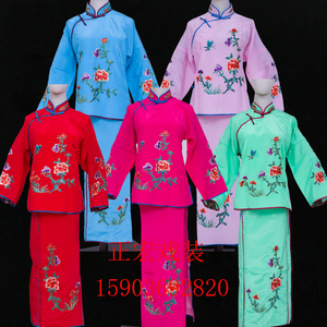 速发正宏戏服戏剧戏曲小姐丫装花旦戏服装鬟服小旦衣小衣包 普袄