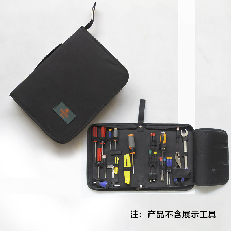 速发HV手提工具包 多功能电工万用表包 硬板式五金电子维修包 特