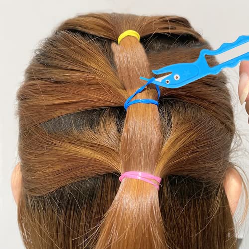 Juome 8Pcs Rubber Band Cutter for Hair  Elastic Hair Tie Cut
