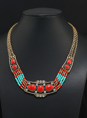 【小文精选青春派】藏式复古异域风欧美波西米亚项链尼泊尔民族风