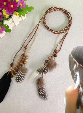 e Headwear Tribal Hippie Handmade Hair Accessories for Women