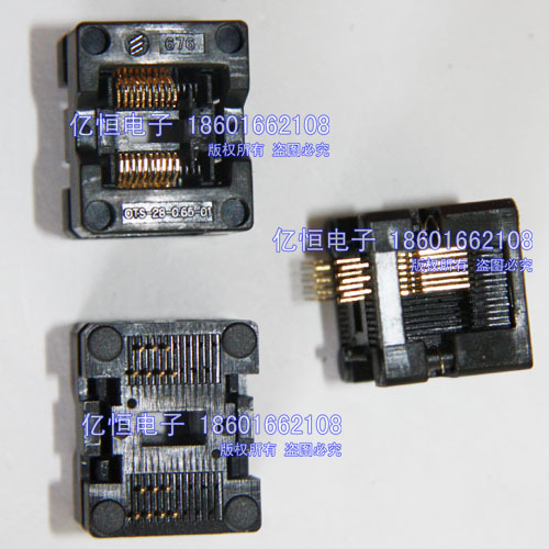 全新进口IC测试座 适配器 适配座OTS-28-0.65-01/SSOP20/TSSOP28
