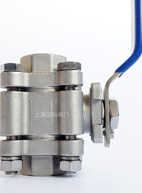 304不锈钢高温球阀Q11F-64P三片式丝扣高压4分1寸内螺纹2000WOG