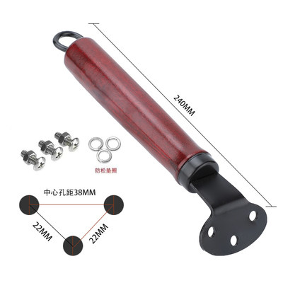 极速..章丘铁锅炒菜锅锅把手实木家用锅把手柄锅柄炒锅把手手柄配