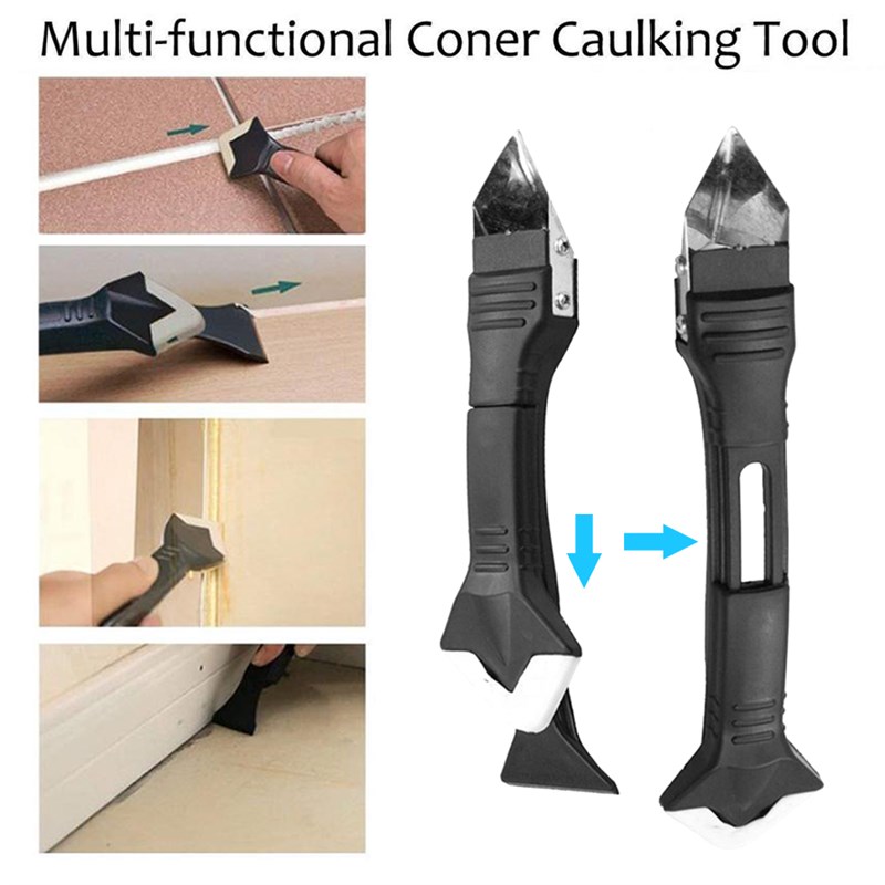 Three-in-one Shoveling Device Caulking Silicone Squeegee Ang