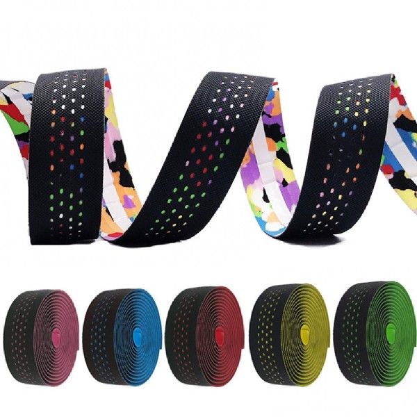 2Pcs Soft Road Bike Bicycle Handlebar Tape Cork EVA PU