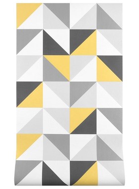 Nordic Modern Geometric Lattice Square Wallpaper  Walls Roll
