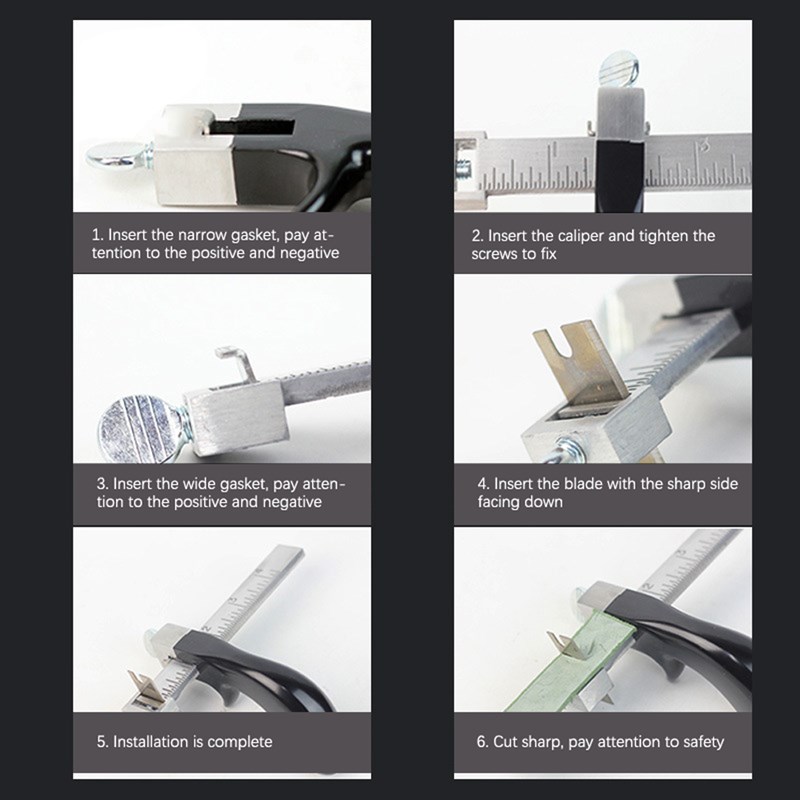 Professional Leather Cutter Adjustable Leather Cut Gauge