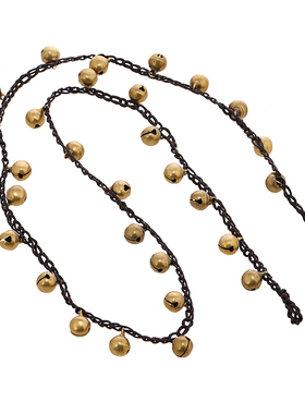 【小文精选青春派】民族风复古编织铃铛手錬元夕同款响铃戒指一体