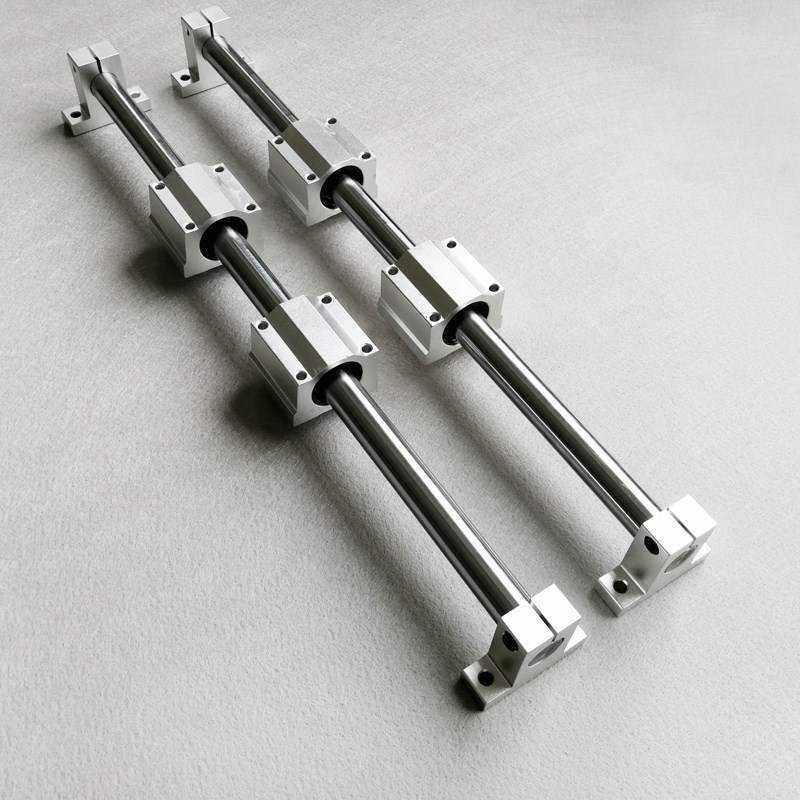 滑杆导轨 滑动 圆柱直线光轴导轨套组滑轨滑道木工推台锯圆柱滑块