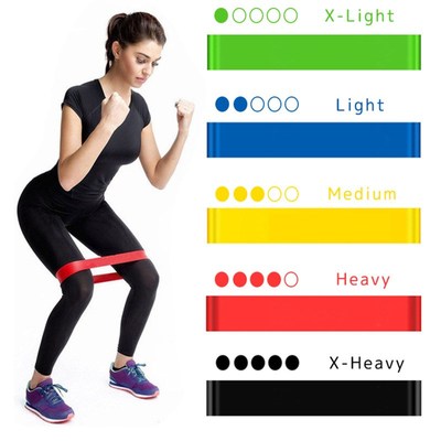 Exercise Resistance Bands Fitness Rubber Yoga Elastic Band