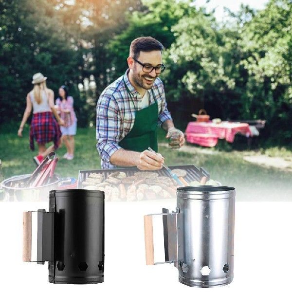 新品Outdoor Fast Fire Starter Bucket Ignition Charcoal Barbe