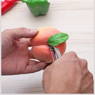剃皮刀削皮刀竖款手工水果刮刀带锯齿的削皮刀器手持不锈钢超薄皮