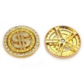 handmade jewelry mobile case DIY turntable phone dollar acce