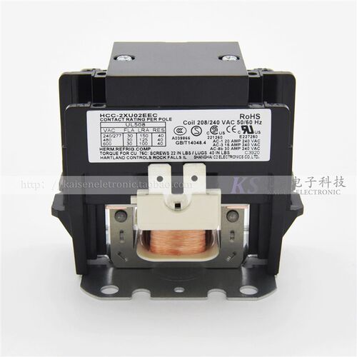 HCC-2XU02EEC 208V-240V台上炸锅JUSTA双极空调热泵30A交流接触器