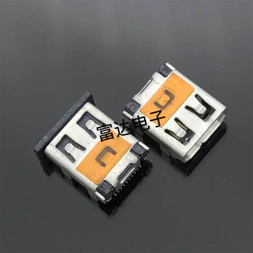 USB插座母座 USB连接器 MINI HDMI 19PIN/F脚 90度针贴片