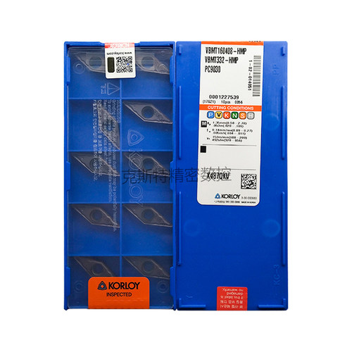 正品克洛伊数控菱形刀片 VBMT160408-HMP PC9030 加工不锈钢