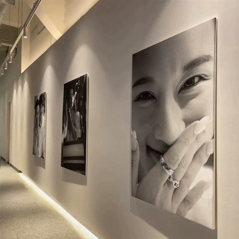 洗照片冲印超大婚纱照全家福放大挂墙沙发背景落地画订制无框画框