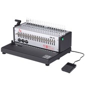 订机10孔夹条压边装 胶圈打孔装 订打 20电动打孔机21孔梳式 雷盛EB