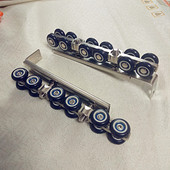 鼎兴移门轨道吊轮厨房卫生间老式 木门滑轮吊轨上滑轨配件12轮五金