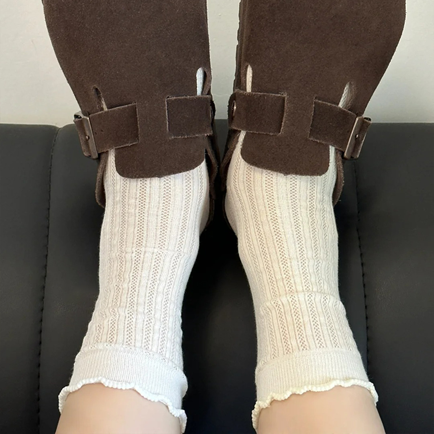 【4双堆堆袜】点纱立体可爱抗菌