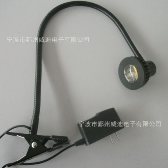 5W 220V 110V LED夹子灯工作灯 金属铁夹子LED机床照明工作灯