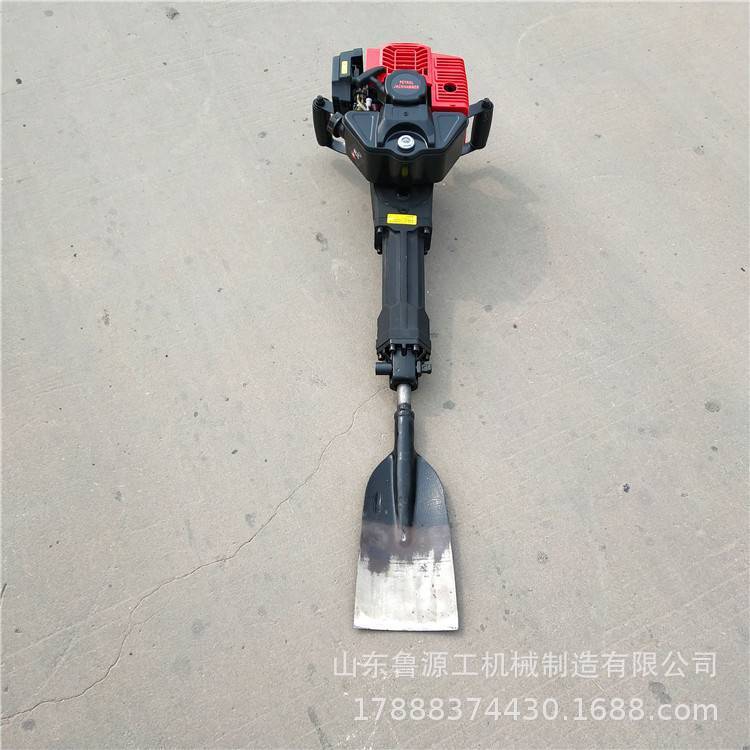 单人操作汽油挖树机 带钻头破碎机 园林绿化用链条式挖树机