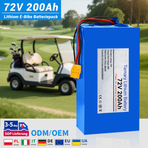 72V 200ah Lithium-Ionen E-Bike Batteriepack 50Ah 100Ah 18650