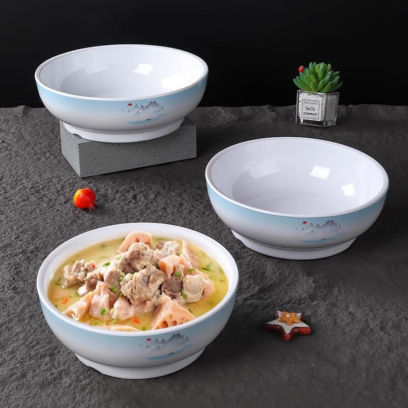 密胺酒店餐具加厚汤碗商用创意饭店水煮鱼毛血旺冒菜专用大碗塑料