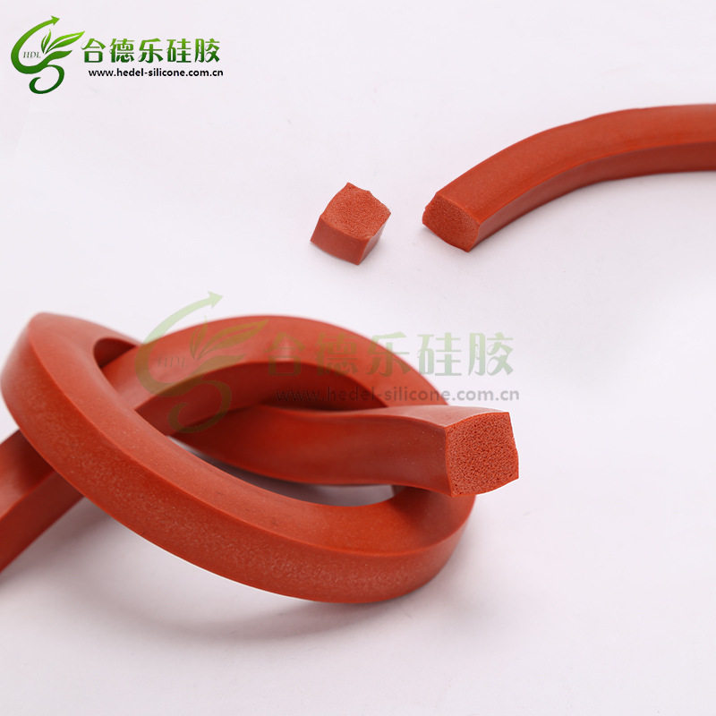 定制防风窗户汽车门硅胶发泡密封条制品 耐高温防撞条硅胶发泡条