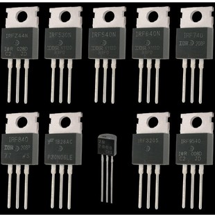 10款70个逻辑电平PMOS NMOS套件晶体管组合套件IRFZ44N -IRF9540