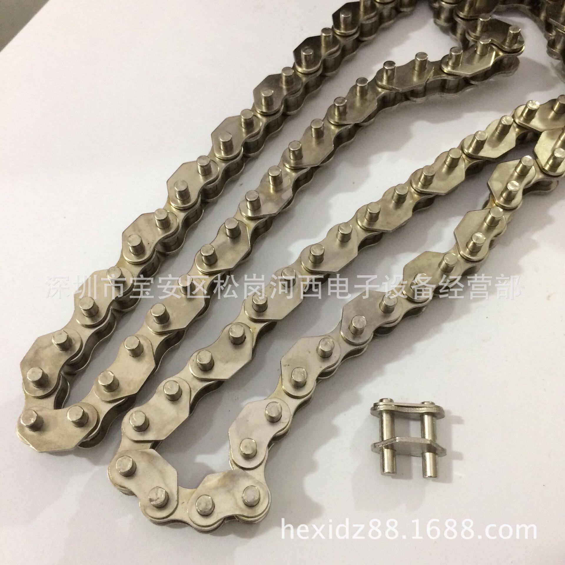 科隆威回流焊链条06C链条和西35B带挡板链条加长销5MM镀镍