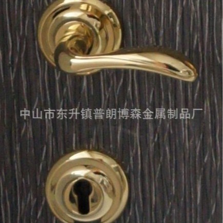 中式仿古房门锁简欧青古铜双开门锁豪华别墅门锁大门静音执手锁
