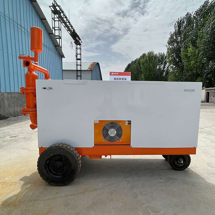 建筑用双液注浆机隧道施工地基加固双缸液压水泥砂浆泵