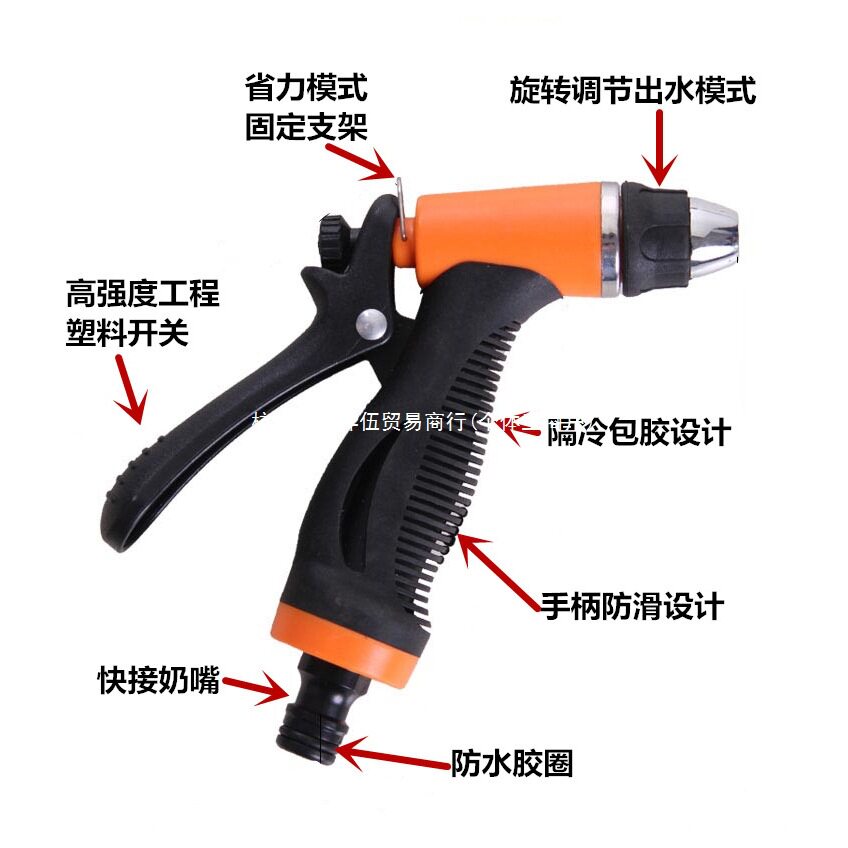 车载家用高压铜质洗车水泵