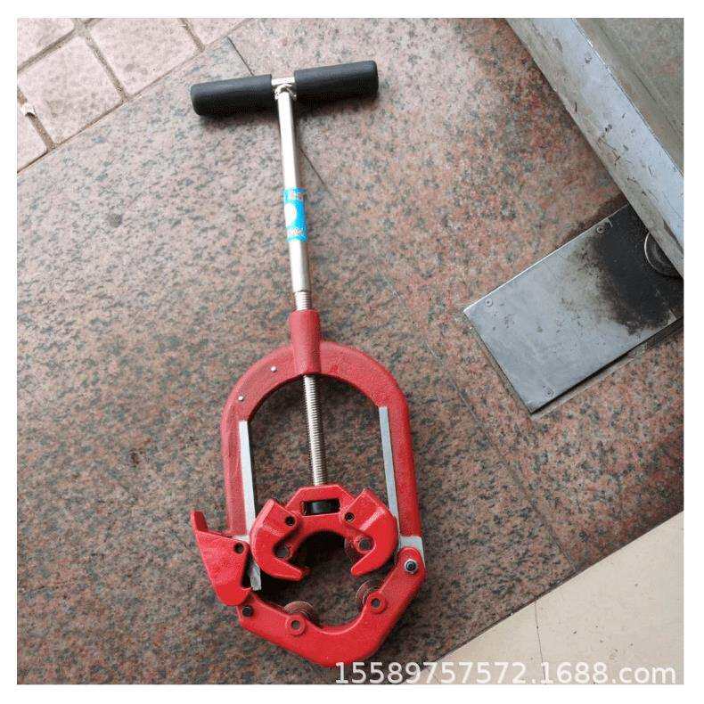 2-12寸重型手动割管刀四轮割刀钢管管道切割机旋转式切割管器