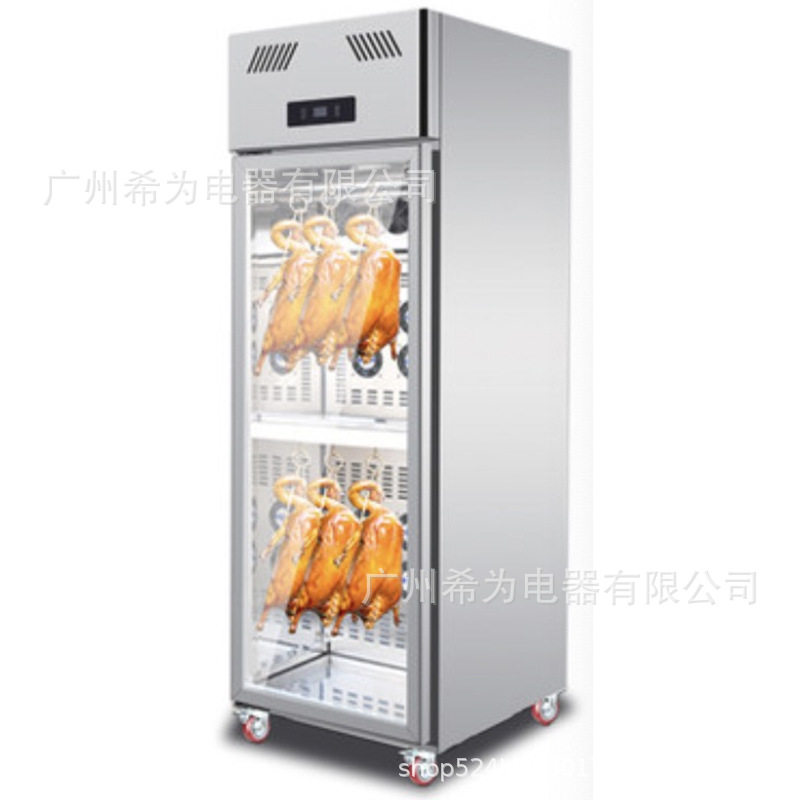 智能劲风款晾鸭柜单门风干柜商用烧鹅烧腊鸭胚乳鸽风干机晾胚柜