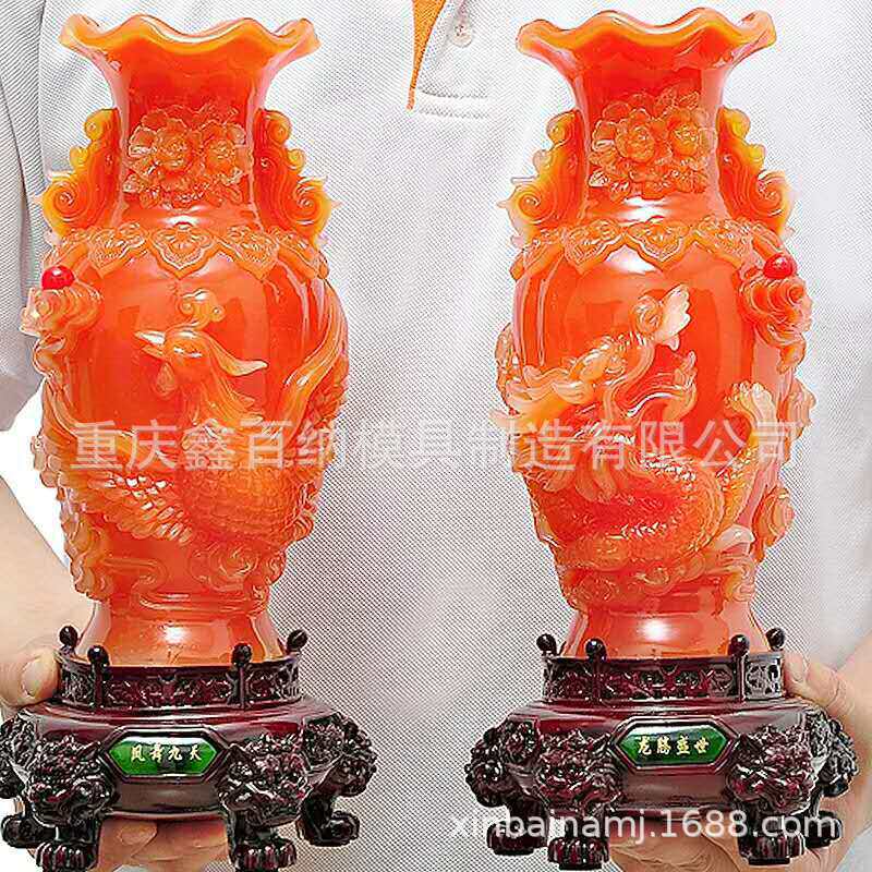 酒店大厅小号花瓶摆件硅胶模具 茶几酒柜办公室等工艺品模具订做