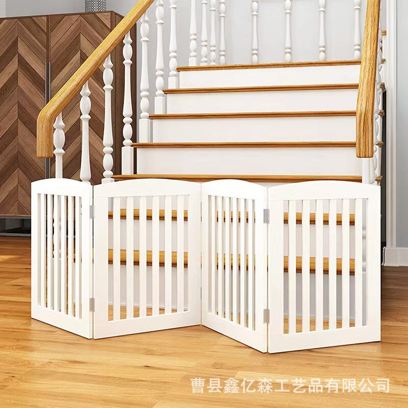 跨境木质中小型犬宠物狗狗围栏笼子可折叠木制隔离防护栏隔离栅栏
