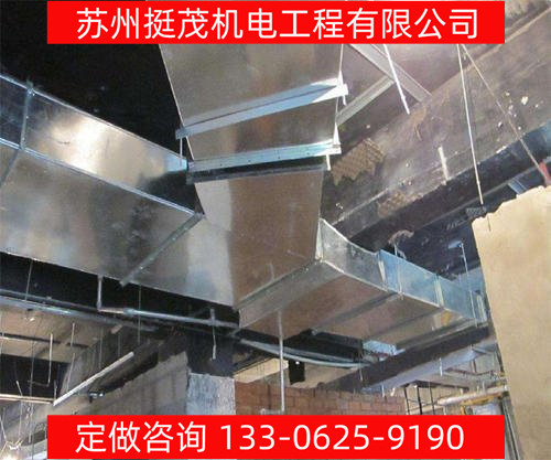 承接 吴江 排烟工程 酒店厨房排烟 楼层楼道通风 管道架设施工